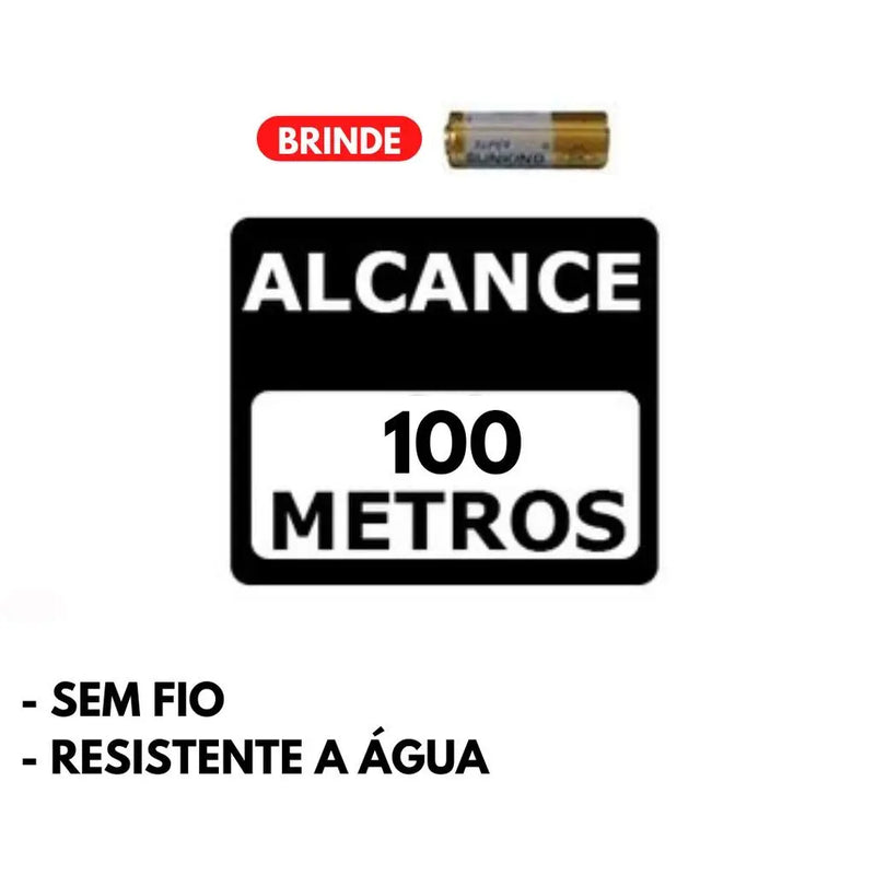 Campainha Residencial Sem Fio com 32 Toques Diferentes Shop 360 Graus 🔥