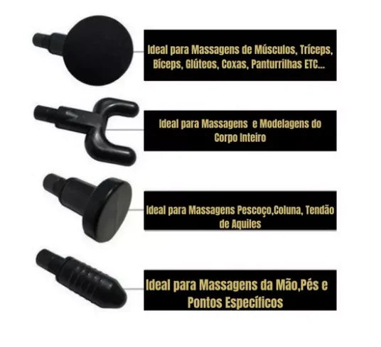 Pistola Massageadora Muscular  Profissional Elétrica  Shop 360 Graus 🔥