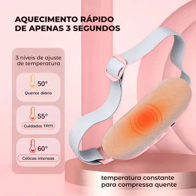 Cinta Massageadora Para Cólicas Menstruais Shop 360 Graus 🔥