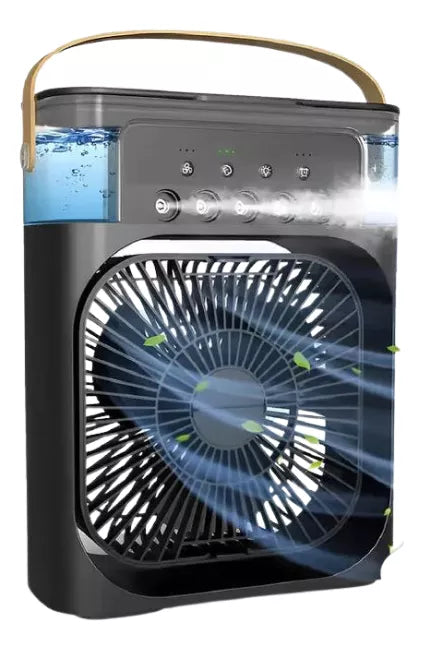 Mini Ar Condicionado Climatizador Umidificador Ventilador Portátil USB Reservatório 600ml  Shop 360 Graus 🔥