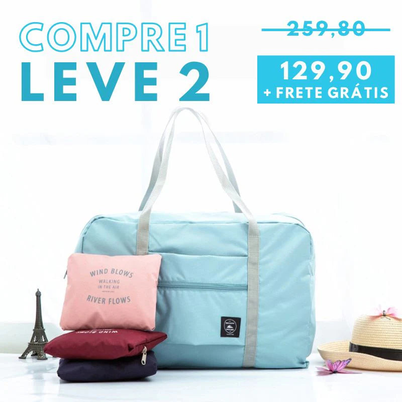 [PAGUE 1 LEVE 2] Bolsa Belleza Trip - Á Prova D'água e Multifuncional Shop 360 Graus - Últimas Unidades! 🔥