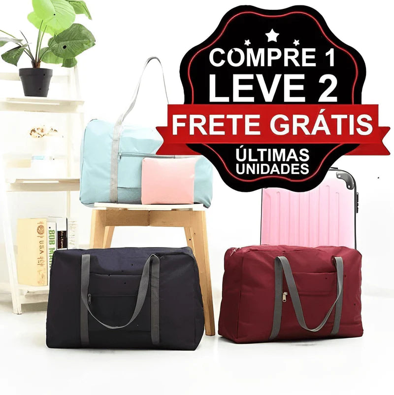 [PAGUE 1 LEVE 2] Bolsa Belleza Trip - Á Prova D'água e Multifuncional Shop 360 Graus - Últimas Unidades! 🔥