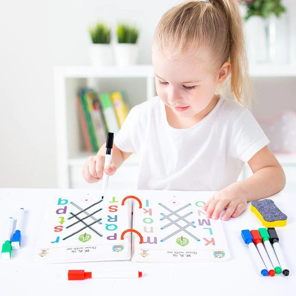 Caderno Magic Book de Desenho e Traço Infantil Shop 360 Graus!🔥