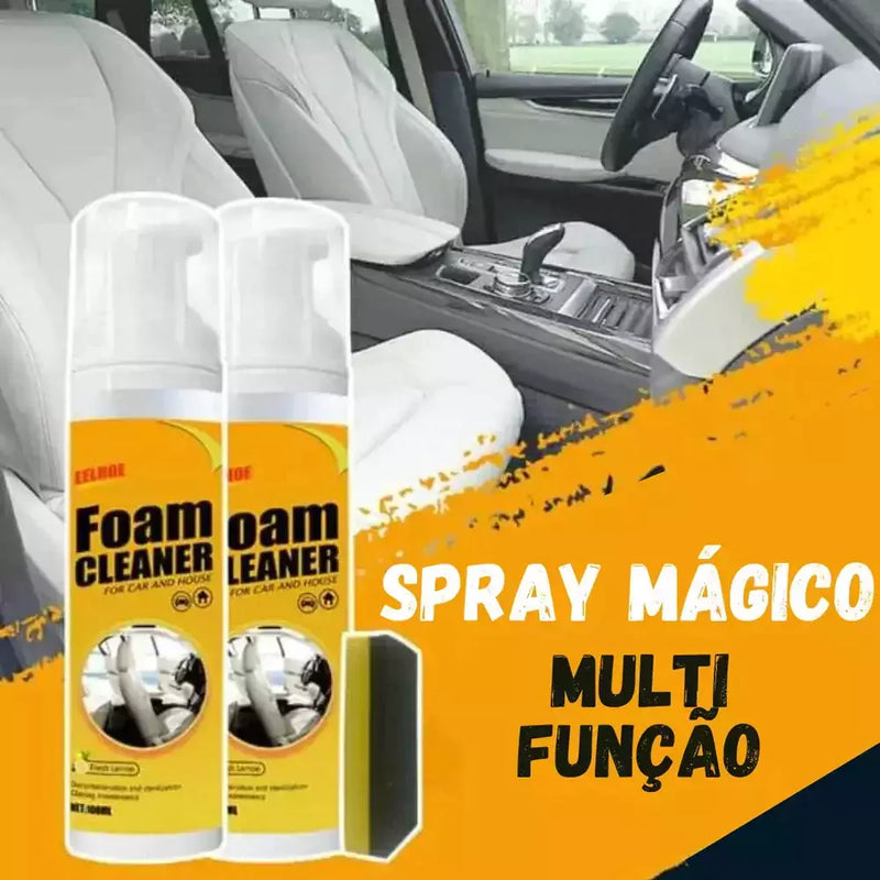 Spray de Espuma Mágica Para Limpeza Profunda - Foam Cleaner™  Shop 360 Graus 🔥