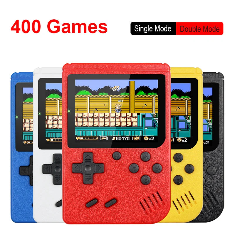 Mini Portable Video Game 400 Classic Games Player Fun Play Retro Sup Console